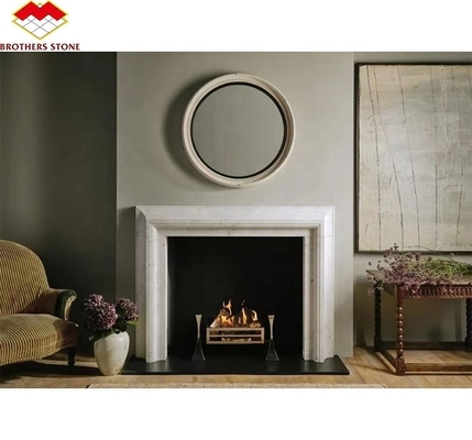 Customized Marble Mantel Fireplace Without Remote Control Perfect for Living Room or Vilar