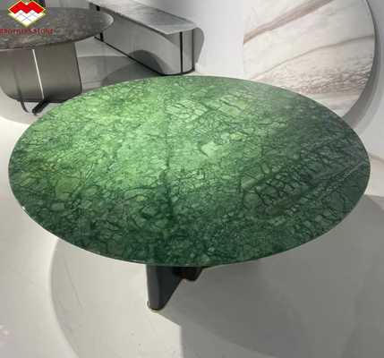 Calcite Dark Green Marble for Modern Design Villa Bathroom Sink and Dining Table