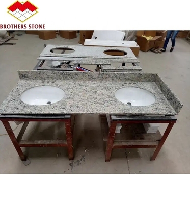 Custom Cut-to-Size Granite Top for Luxury Hotel Bathroom Vanity Polished Natural Stone