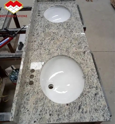 Custom Cut-to-Size Granite Top for Luxury Hotel Bathroom Vanity Polished Natural Stone