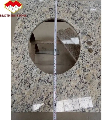 Custom Cut-to-Size Granite Top for Luxury Hotel Bathroom Vanity Polished Natural Stone