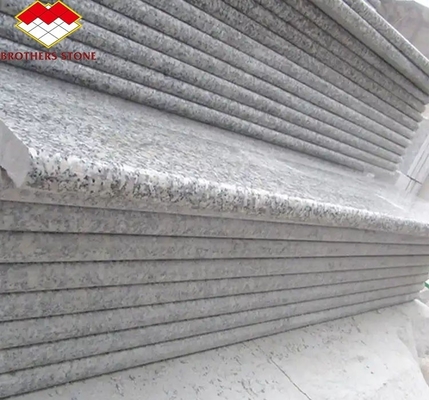 Natural Granite Flooring Stone Modern Design Cut-to-Size Straight Floating Stairs