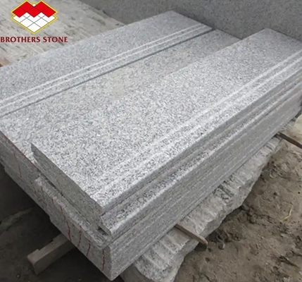Natural Granite Flooring Stone Modern Design Cut-to-Size Straight Floating Stairs