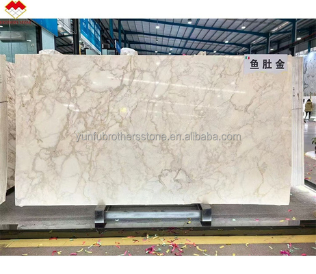 Trade FOB Modern Calacatta Gold Marble Slab from Italy for Wall Flooring Table Top
