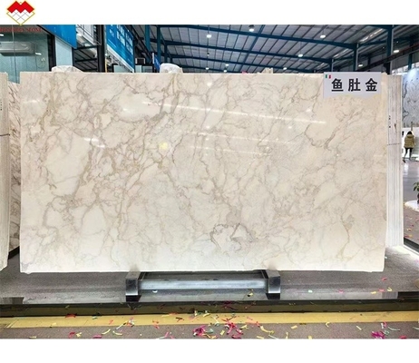 Stone Form Big Slab Unique Gold Vein Calacatta Gold Marble for Hotel Wall Covering