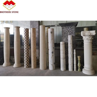 Main Market Russia and Asia Hollow Stone Pillar with Polished Finish