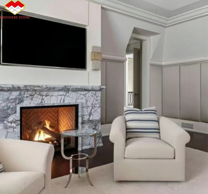 Modern Design Style Luxury Stone Snowy River Marble Slabs for Interior Design