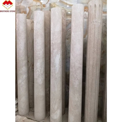 Main Market Russia and Asia Hollow Stone Pillar with Polished Finish