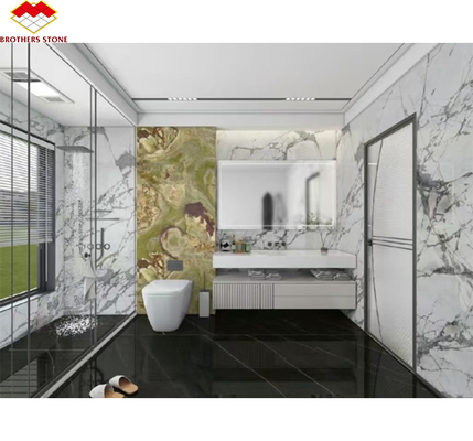 Modern Design Style Luxury Stone Snowy River Marble Slabs for Interior Design
