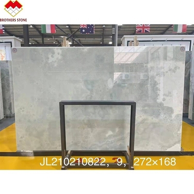 Customizable Translucent Blue Onyx Wall Panel for FOB Trade Blue Marble Cladding