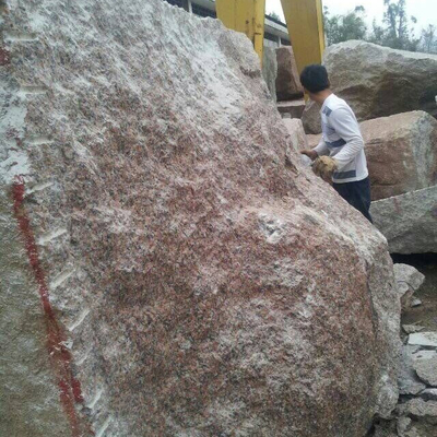 Polished / Honed G562 Granite Stone Tiles , Maple Leaf Red Granite Slab