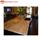 Natural Stone Kashmir Gold Granite Slab For Floor Tile Or Countertop