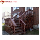 Customized Size G562 Maple Red Granite For Natural Stone Porch Columns