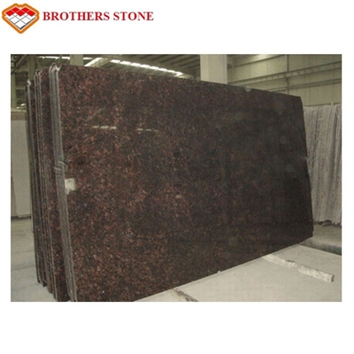 Beautiful Polished Granite Stone , Natural Tan Brown / English Brown Granite Slabs