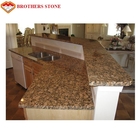 Polished And Flamed Granite Stone Tiles , Natural Baltic Brown Granite