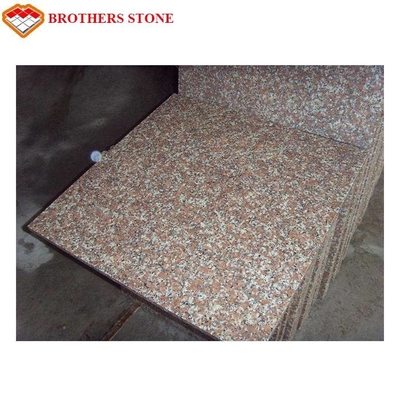 G687 Peach Flower Red Granite Stone Slabs For Bathroom Wall Tiles