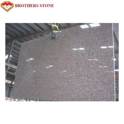 G687 Peach Flower Red Granite Stone Slabs For Bathroom Wall Tiles