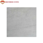 Big White Marble Stone With Rose Aurora Veins , Outdoor Floor Marble Garden Tiles