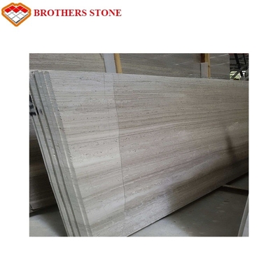 Wear Resistant White Wood Vein Marble Slabs &amp; Tiles For Wall &amp; Floor Covering