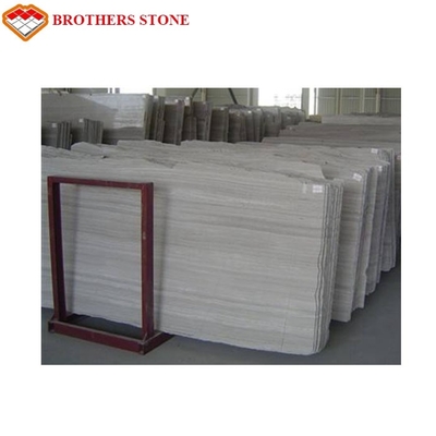 Italy White Wood Marble Slabs For Bathroom And Kitchen Floor Tiles Decor