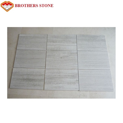 China Grey/White Wooden Vein Marble for Floor/Wall Tile Stone