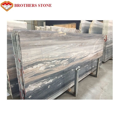 Blue Wooden Vein Marble Slabs,Blue Wood Grain Marble Slabs