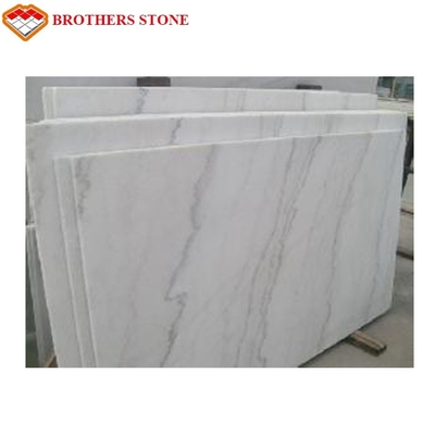 High Polished White Marble Stone Slab 132.8 Mpa Compressive Property