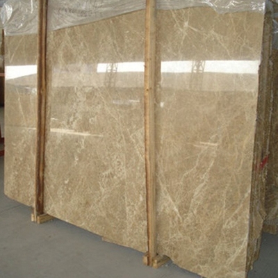 Home Decoration Marble Stone Tile , Spain Light Emperador Marble Slab