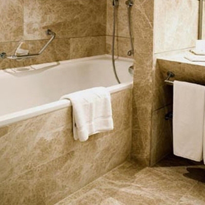 Home Decoration Marble Stone Tile , Spain Light Emperador Marble Slab