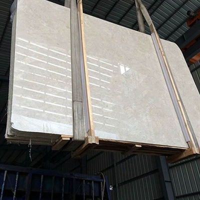 Calcite Ultraman Beige Marble Stone Slab Cut To Size For Sink And Basin