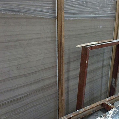 Hot selling big slab polished wood grain marble tile