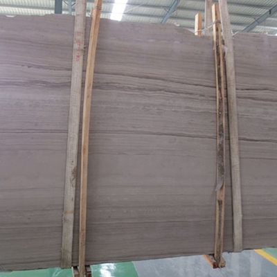 Hot selling big slab polished wood grain marble tile