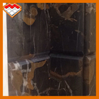 Portoro Black Marble Slab OEM Service For Bathroom Floor Decoration