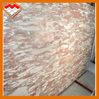 Norway Red Grain White Jade Polished Marble , Big Marble Slab Stone High Density
