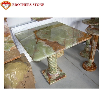 Natural Stone Marble Polished green Onyx Marble Table