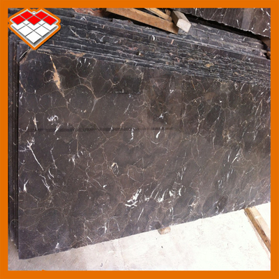 Temple Design Marble Stone Tile , Dark Emperador Marble Tiles For Home