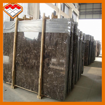 Temple Design Marble Stone Tile , Dark Emperador Marble Tiles For Home