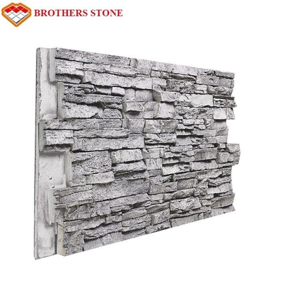 Brothers Stone Cultured Veneer Stacked Stone manufactured Panels for Walls