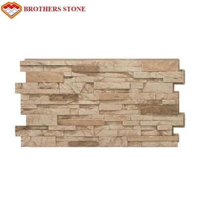 Rectangle Nature Cultured Stone Panel Wall Stone Veneer / Ledge Stone Veneer