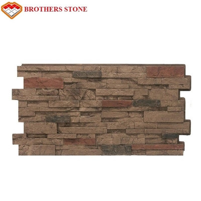 Rectangle Nature Cultured Stone Panel Wall Stone Veneer / Ledge Stone Veneer