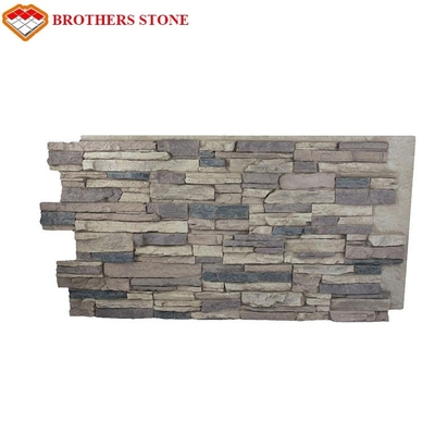 Rectangle Nature Cultured Stone Panel Wall Stone Veneer / Ledge Stone Veneer