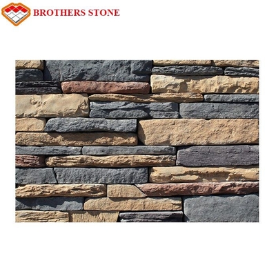White FauxBrick Wall Panels Stacked Stone Design Wall Panel