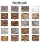 Exterior Interior Artificial Cultured Stone Panel With Split Surface Finished