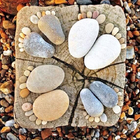 Rock Footmark Small Cobblestones For Garden Cute Sidewalk Backyard