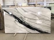 Polished Marble Kitchen Tops Wall Honed Exotic Panda Black White Marble Slabs Tile Stone Block Floor