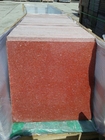 Red Color Rough Granite Kitchen Countertop Floor Tiles 50x50 Slab 2.73 g/cm3