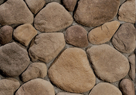 Modern Outdoor Artificial Culture Stone Suede Limestone Interior White Grey Cobblefield Gray Dry Stack