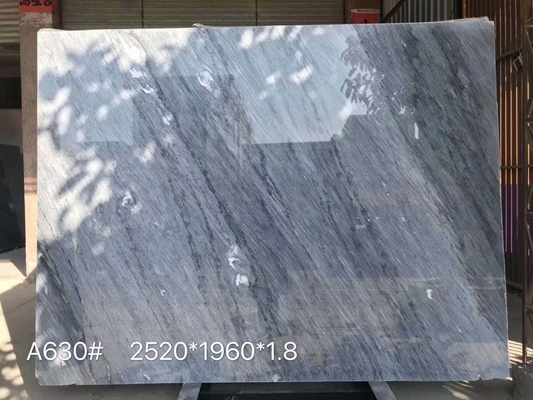 30mm Grey Wood Vein Marble Stone Slab For House Floor