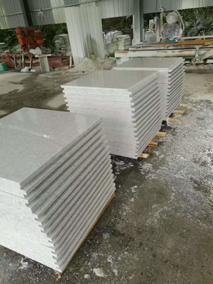 Customized Size Pearl White Granite Counter Tops For Garden