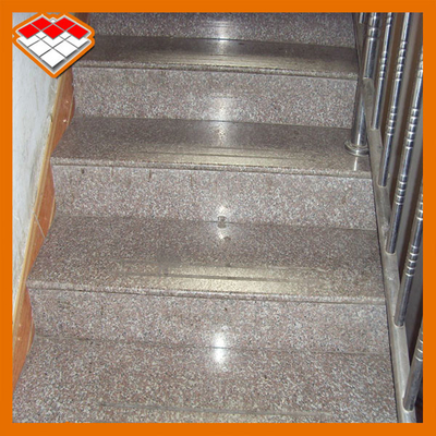 Maple Leaf Red Polished Honed Granite Stone Tiles For Wall Stairs